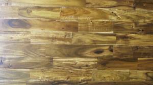 China Acacia Solid 3-strips, hand-scraped,distressed,UV lacquer wholesale