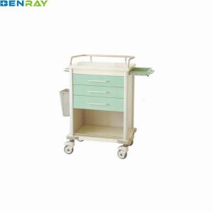 China Emergency Drug In Emergency Trolley Steel Medicine Hospital Medical Trolley wholesale