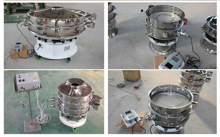 Circular Ultrasonic Meat Bone Meal Vibrating Screen Machine 50 Micron