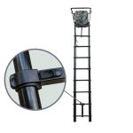 Aluminum Telescopic Ladders 8 Steps Climbing Tree Stand Hunting Tree Stand