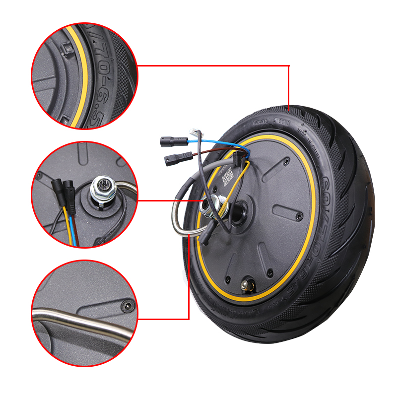 350W Electric Scooter Motor Kit with 10Inch Wheel Replacement Parts Engine Accessory for Max G30 Electric Scooter