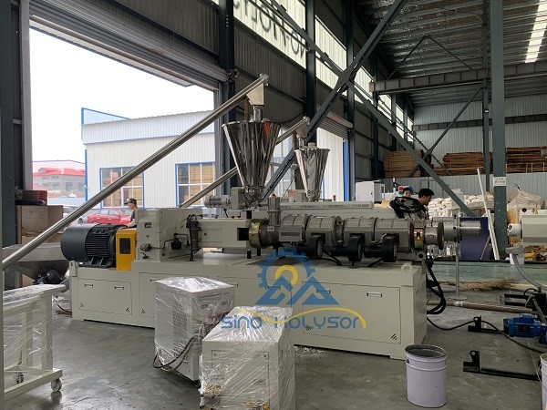 38CrMoAlA Screw Material PVC Foamed Advertising Board Machine For 1220mm Width Board