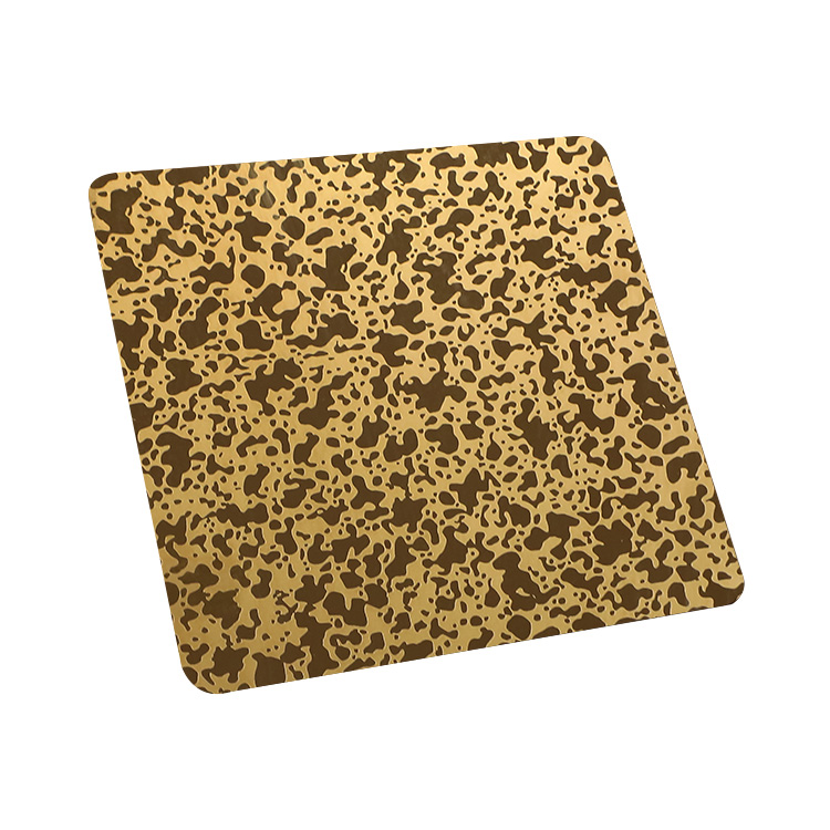 Golden Pattern Elevator Door Frame Wall Etched Stainless Steel Sheet 201 304 Metal Stainless Steel Sheet