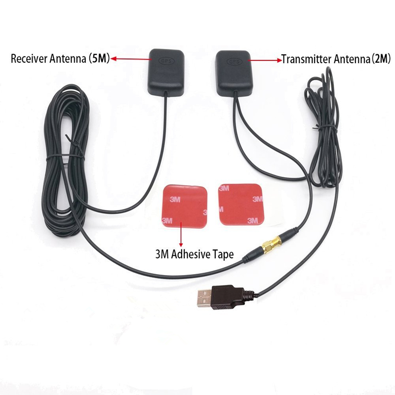 GPS GLONASS Antenna Signal Booster 30DB Transmit Antenna Device for Car Phone Navigator