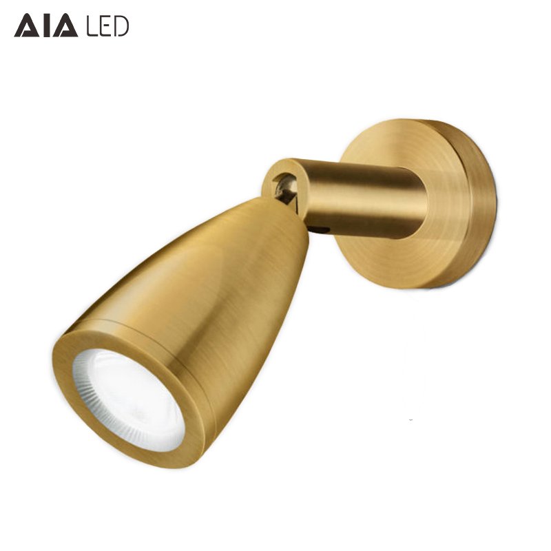 Interior top quality modern design 3W bedroom led wall lighting foldable wall light for bedside for villa
