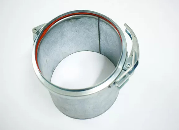 Customized Steel 160mm Galvanized Pipe Clamp Quick Release With Handle Mechanical Lock