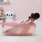 Tasteless Nontoxic Silicone Makeup Brush Bag , Leakproof Silicone Cosmetic Pouch