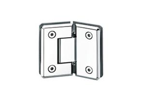 China 180 Degree Glass To Glass Door Hinges High Precision SUS 304 Corrosion Resistance wholesale