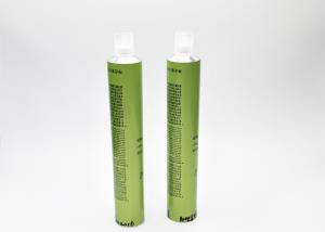 China Customized Length Empty Metal Paint Tubes , Hair Colour Tube Sealed Opening Diameter 28MM wholesale