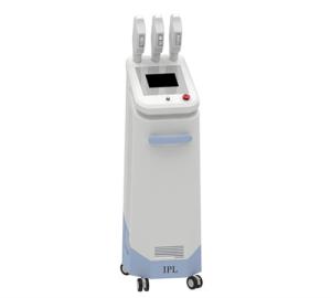 China 50% discount three handles high power ipl shr beauty machine for unwanted hair removal elight wholesale