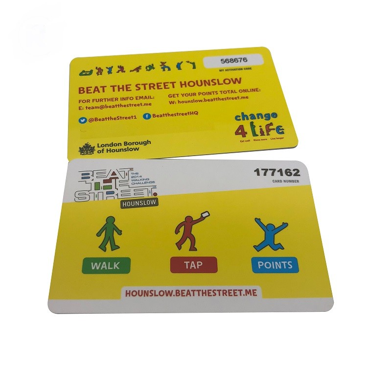 PVC RFID Smart Card 13.56Mhz Loyalty Plastic Cards For Office Attendence