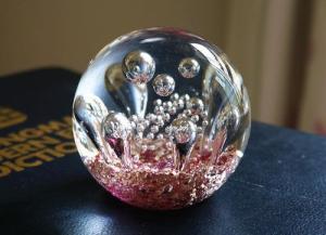 China Wedding Gift Centerpiece Fantasy Bowl 15MM Glass Bubble Ball wholesale