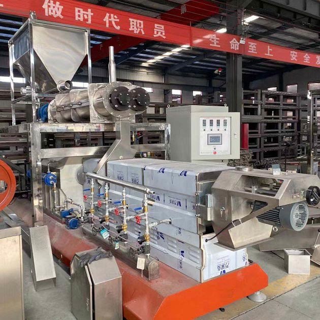 4TPH 5TPH Floating Fish Feed Extruder Machine With Double Screw