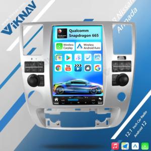 China Viknav Android Auto Touch Screen Car Radio 12.1 inch For Nissan Armada 2009-2010 GPS Navigation Head Unit Video Player wholesale