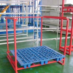 China Customized Car Accessories Tire Metal Shelf Metal Foldable Stacking Rack Warehouse wholesale