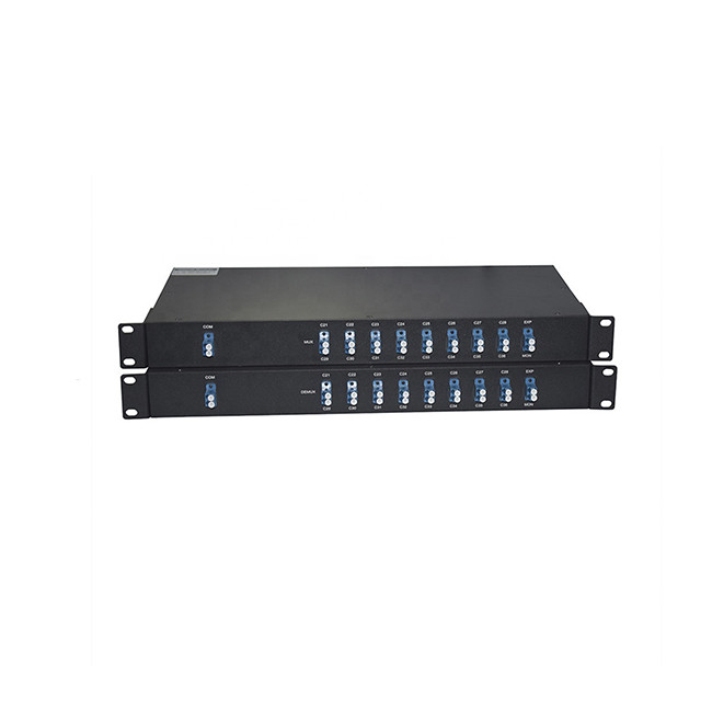 18CH 4CH Wdm Mux And Demux Rack Mounted Coarse Wavelength