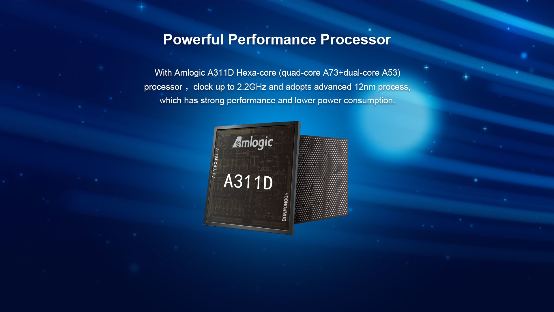 Smart IoT K-A311D Motherboard with 5T computing power 4GB of RAM and 128GB of storage