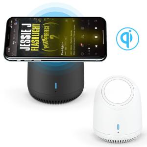 China 15W Bluetooth Speaker Wireless Charger ABS Materials 100Hz Frequency wholesale