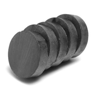 China Disc Shape Sintered Ceramic Ferrite Magnets For Industrial Application wholesale