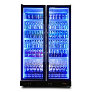 Fashion R404a Upright Beer Cooler Soft Drinks Display Wine Chiller
