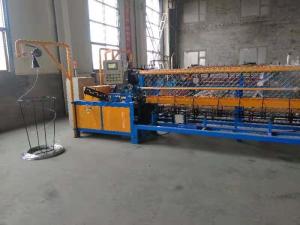 China Double Wire Semiauto 1.5mm Chain Link Fencing Machine wholesale