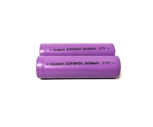 China 2600mAh 3.7V Emergency Light Lithium Battery ICR18650 2000 Times Cycle wholesale