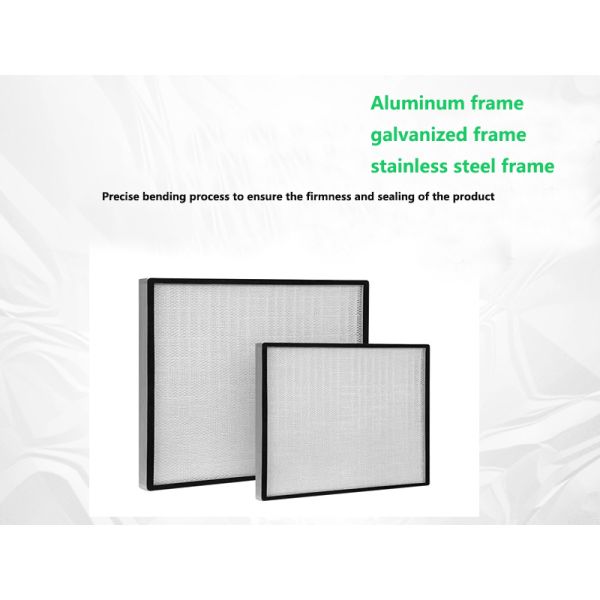 High Efficiency Mini Pleat HEPA Filter Air Purifier For Air Conditioner