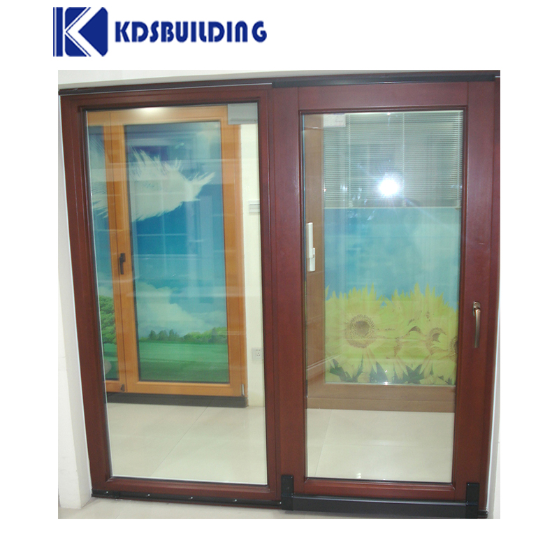KDSBuilding Manufacturer Timber Solid Wood Frame Lift And Sliding Door With Glass
