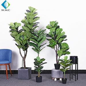 China Green Artificial Ficus Plant , Ficus Lyrata Plant For Home Decoration R020002 on sale