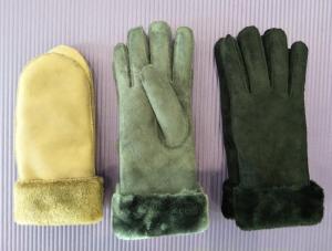 China fake fur winter gloves wholesale