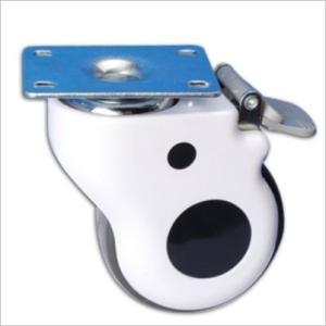 China swivel top plate TPR hospital bed casters 3 inch wholesale