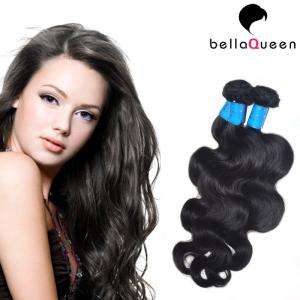 China Salon use Body Wave Natural Black Indian Virgin Hair Weft For Women wholesale