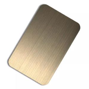 China Inoxidable PVD Brushed Stainless Steel Sheet Rustproof Hot Rolled wholesale