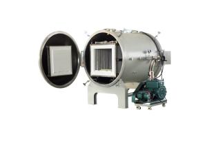 China Non Pressure Horizontal Vacuum Furnace , Electric Heat Treatment Furnace For Si3N4 Powder wholesale