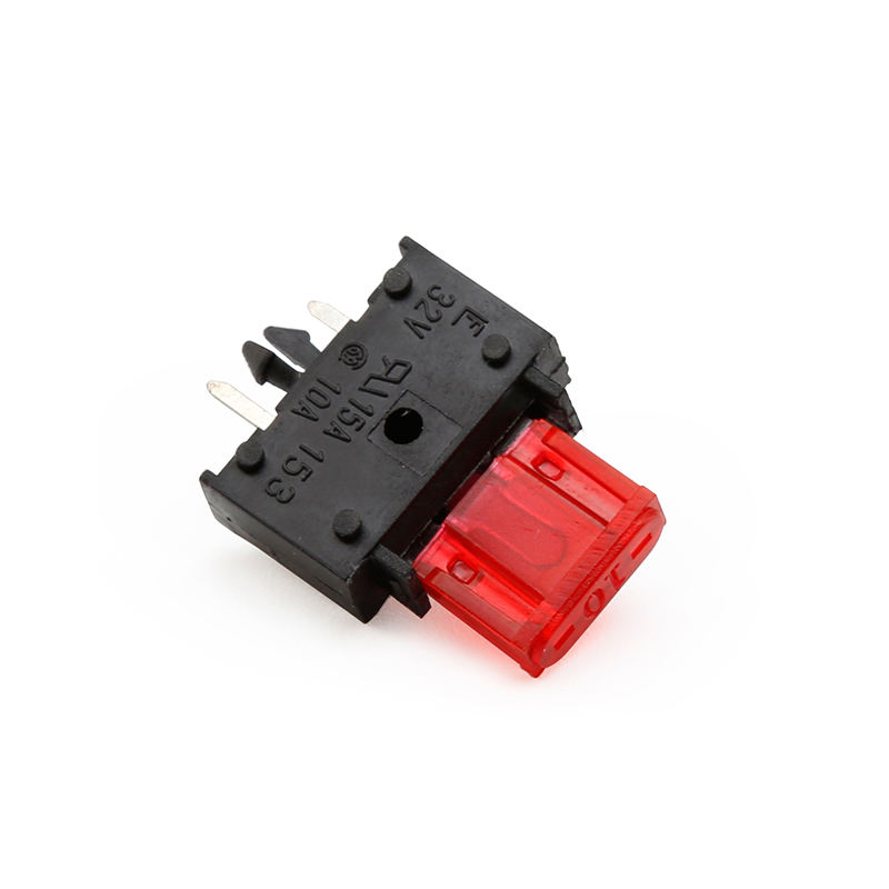 15A 32V Mini Blade Fuse Holder PCB Mount PA66 Brass Terminal