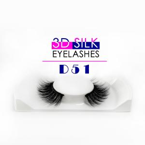 China Natural Premium Silk Lashes , Various Design Soft Synthetic Silk Lashes wholesale