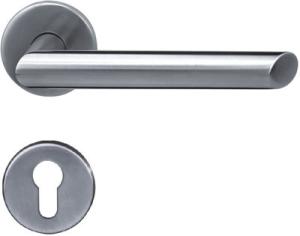 China Bevel Edge Stainless Steel Interior Door Handles Tubular Level Metal Door Handle wholesale