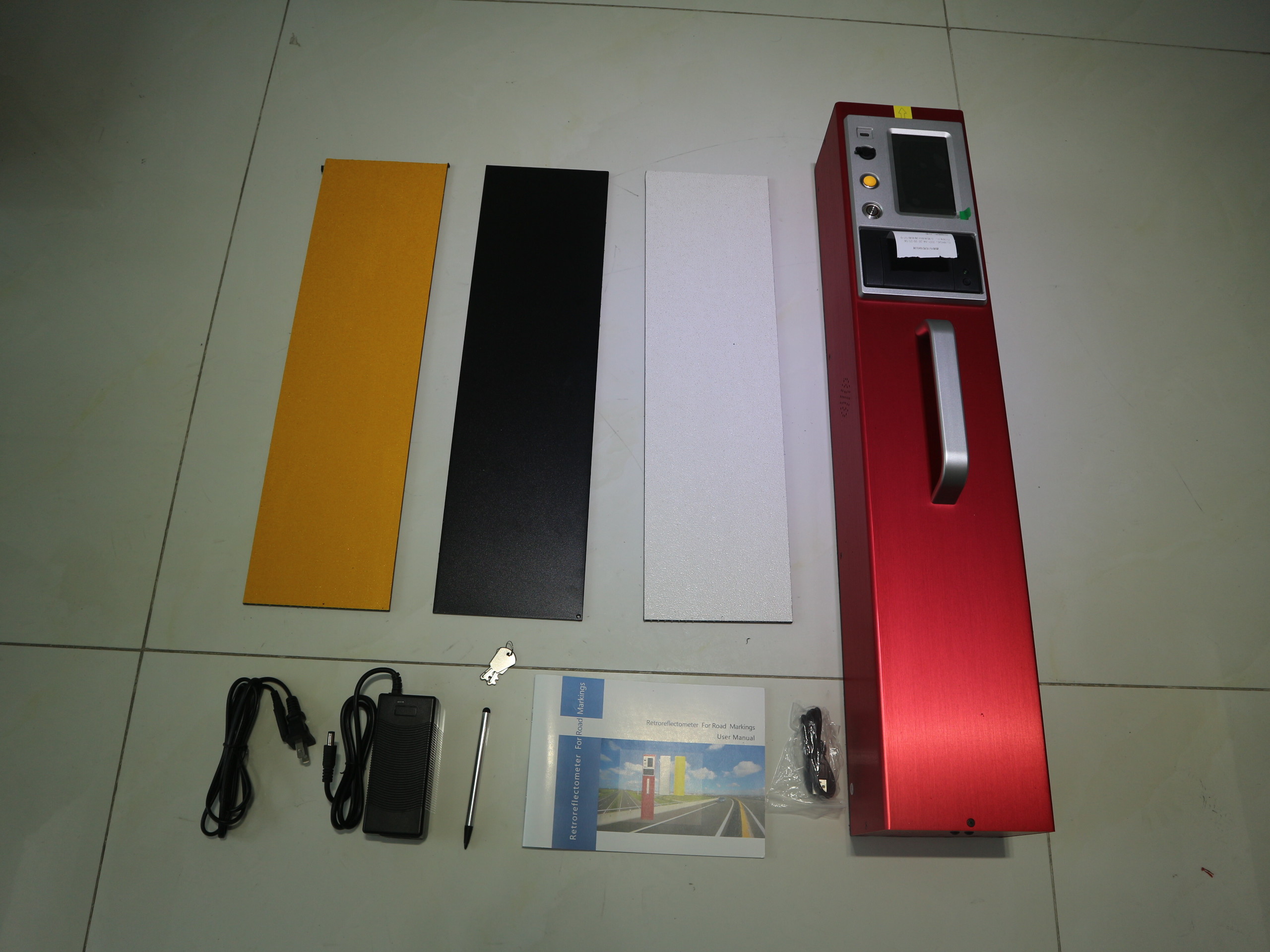 Road Markings 13Ah Portable Retroreflectometer With Touch Screen