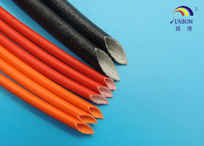 Acrylic Resin Saturated Fiberglass Wire Sleeve / Acrylic Coated Fiberglass Sleeving
