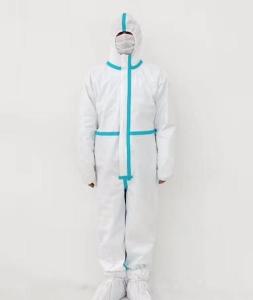 China Safety Disposable Protective Suit Clothing Sterile With Hood Near Me wholesale