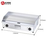 Electric Griddle Machine with Stainless Steel Construction and Temperature
