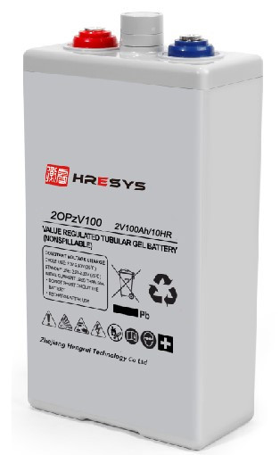 Tubular Residential Battery Storage Systems 2 V 100 AH For Harsh Environment