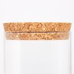 Wooden Cork Glass Jar Lids Cap For Candle Top Airtight Seal