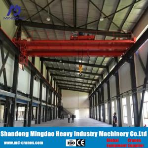 China Top Quality 10 Ton Double Girder Overhead Bridge Crane with Trolley Electric Hoist wholesale
