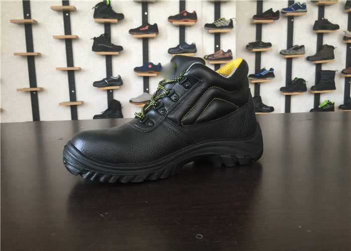 Smooth Surface Firefighter Safety Shoes , Electrical Safety Shoes OEM ODM Available
