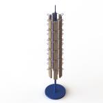 6 Sides Metal Floor Display Stands 36 Hooks KD Construction
