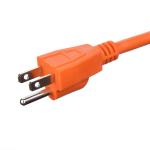 End Type / 15ft Heavy Duty Power Cord In 3 Prong16 SJTW AWG On Outdoor