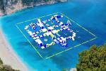 Bouncia Inflatable Water Games / Inflatable Aqua Fun Park For Sale