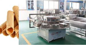China Automatic 1600Pc/H Ice Cream Waffle Cone Making Machine wholesale