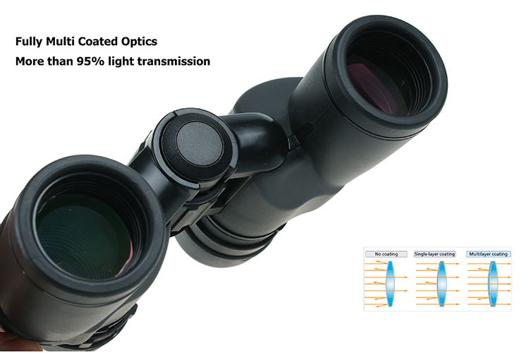 8x40 Waterproof Fogproof Binoculars for Outdoor Activities Customized Support